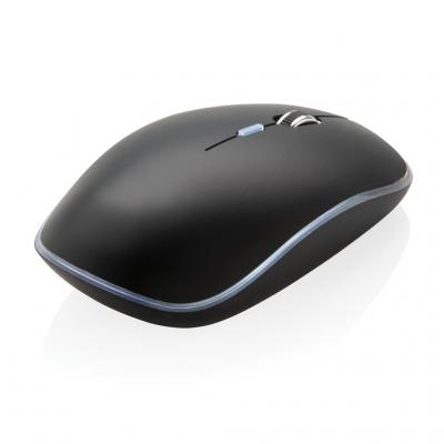 Image of Branded wireless mouse with light up logo