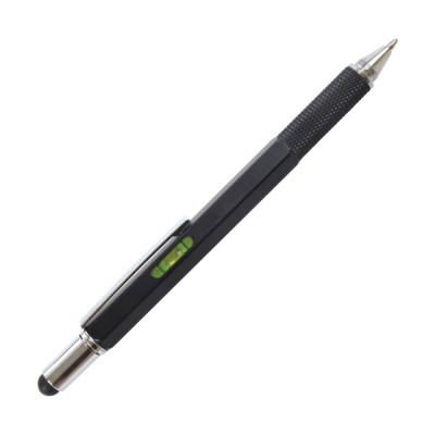 Image of 6 In 1 Printed Pen Including Spirit Level and Screwdriver Set