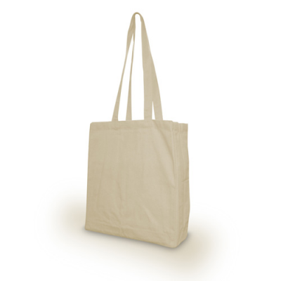 Image of Natural Cotton Shopper With Gusset (5oz)