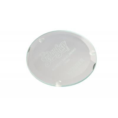 Image of 10cm Jade Glass Round Coaster