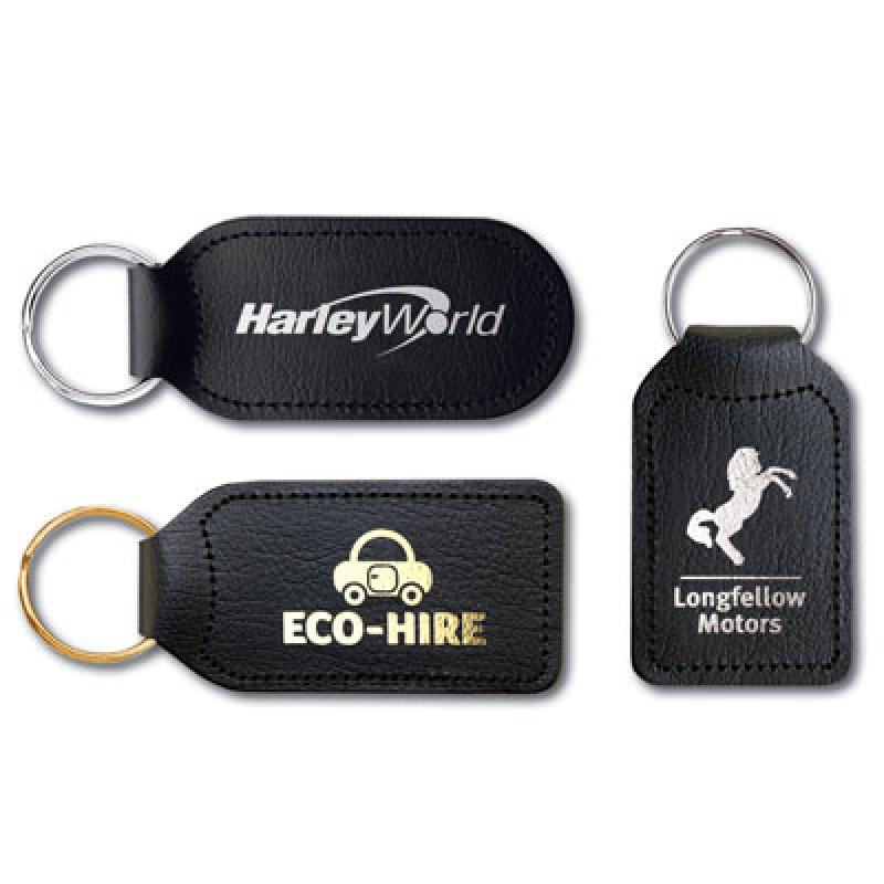 Image of Economy Bonded Leather Keyfob